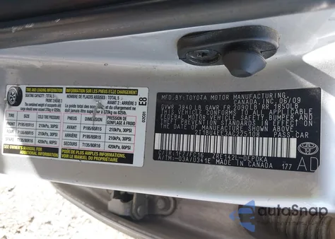 2010 Toyota Corolla S/Le/Xle from USA, damaged, VIN 2T1BU4EE3AC225108